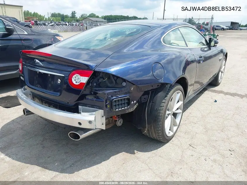2014 Jaguar Xk Touring VIN: SAJWA4DB8ELB53472 Lot: 45483059