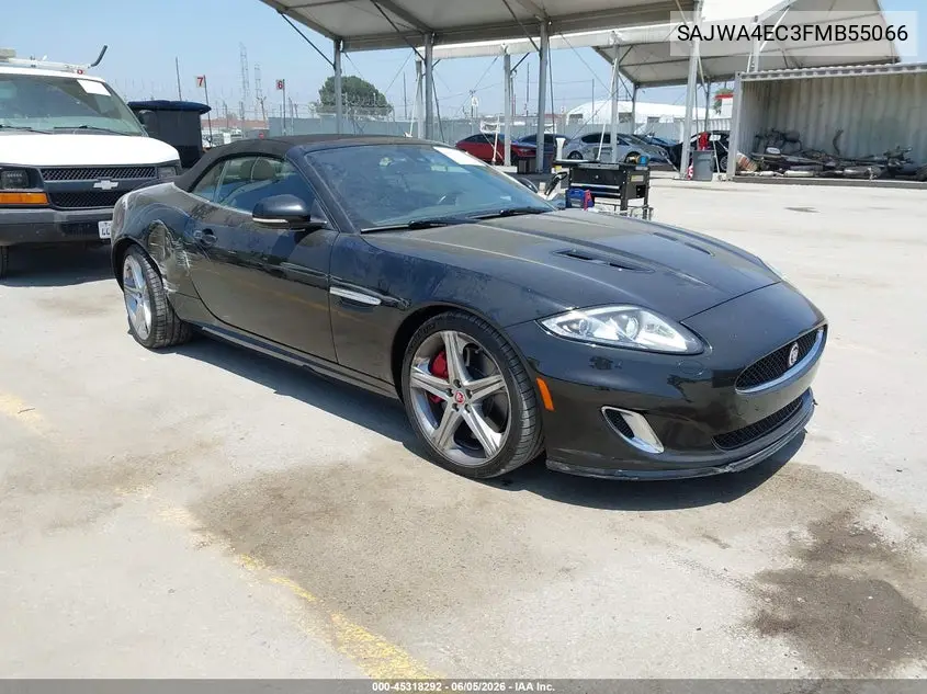 2015 Jaguar Xk Xkr VIN: SAJWA4EC3FMB55066 Lot: 45318292