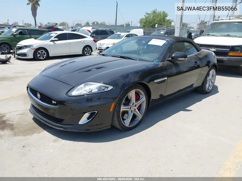 2015 Jaguar Xk Xkr VIN: SAJWA4EC3FMB55066 Lot: 45318292