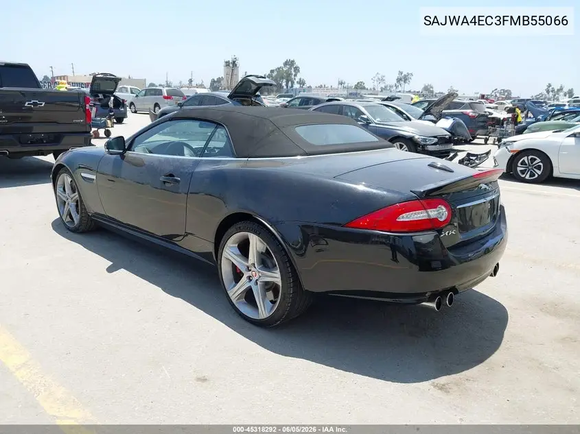 2015 Jaguar Xk Xkr VIN: SAJWA4EC3FMB55066 Lot: 45318292