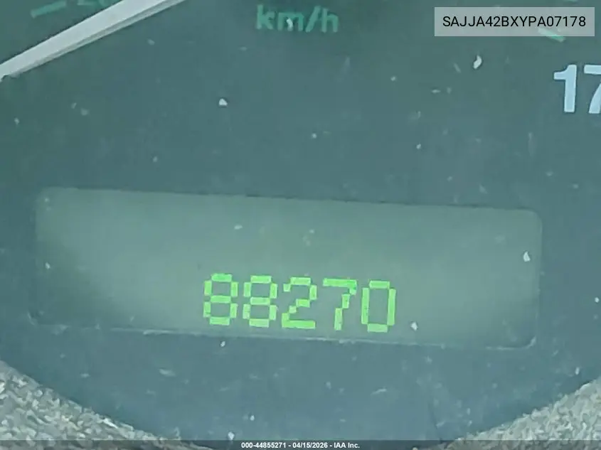 2000 Jaguar Xkr VIN: SAJJA42BXYPA07178 Lot: 44855271