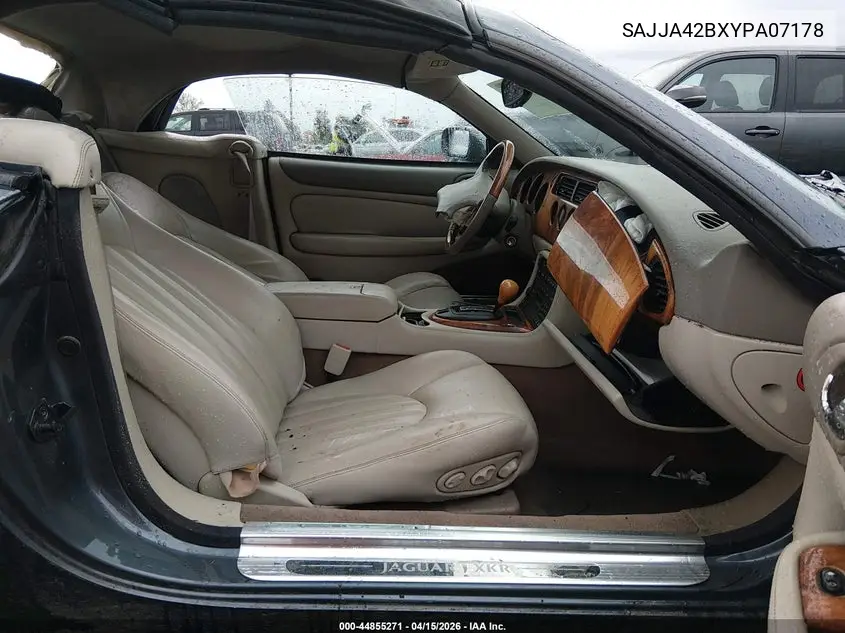 2000 Jaguar Xkr VIN: SAJJA42BXYPA07178 Lot: 44855271