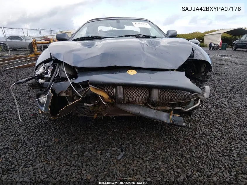 2000 Jaguar Xkr VIN: SAJJA42BXYPA07178 Lot: 44855271