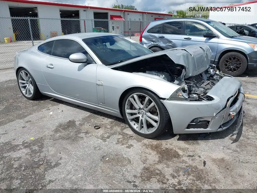 2007 Jaguar Xkr VIN: SAJWA43C679B17452 Lot: 45248533