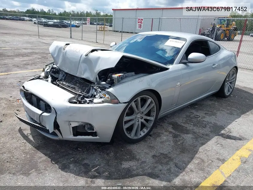 2007 Jaguar Xkr VIN: SAJWA43C679B17452 Lot: 45248533