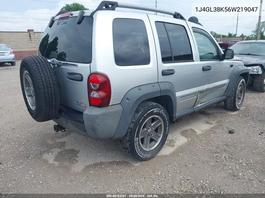 2006 Jeep Liberty Renegade VIN: 1J4GL38K56W219047 Lot: 45153257
