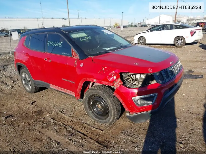 3C4NJDDB2HT636228 2017 Jeep New Compass Trailhawk 4X4