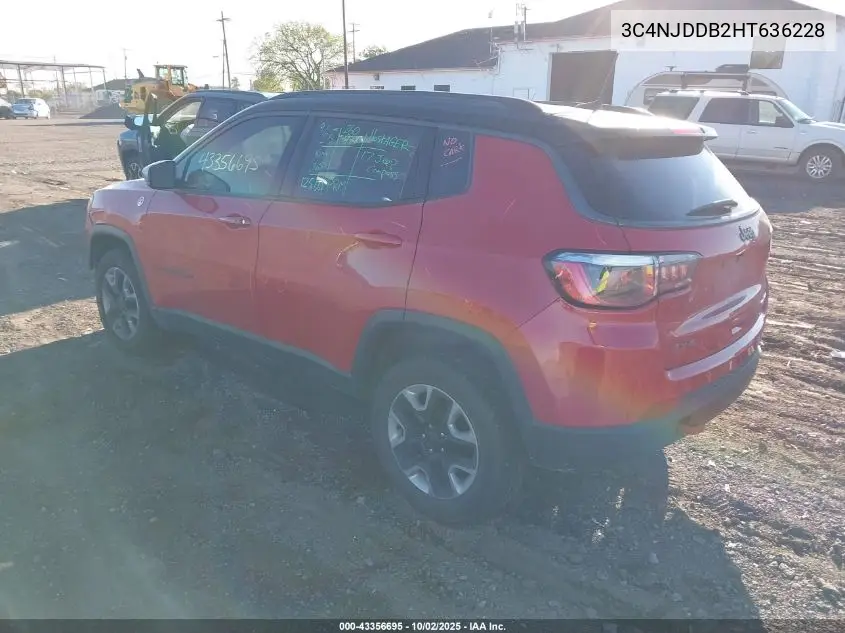 3C4NJDDB2HT636228 2017 Jeep New Compass Trailhawk 4X4