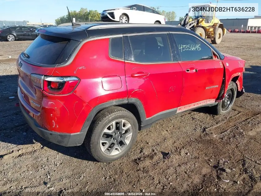 3C4NJDDB2HT636228 2017 Jeep New Compass Trailhawk 4X4