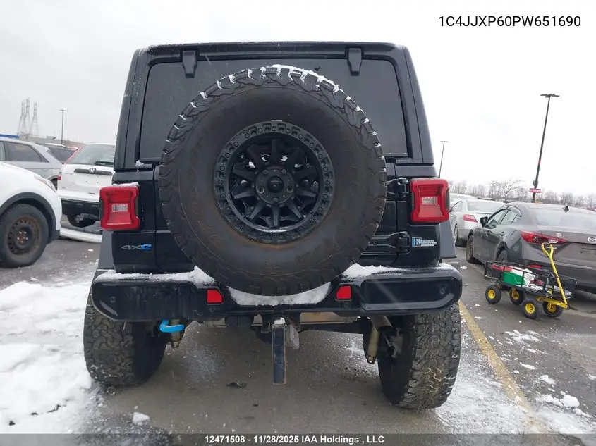 2023 Jeep Wrangler 4Xe 4-Door High Altitude VIN: 1C4JJXP60PW651690 Lot: 12471508