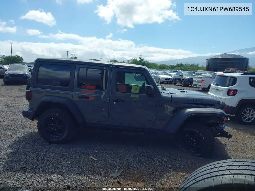 2023 Jeep Wrangler 4Xe 4X4 VIN: 1C4JJXN61PW689545 Lot: 45093781