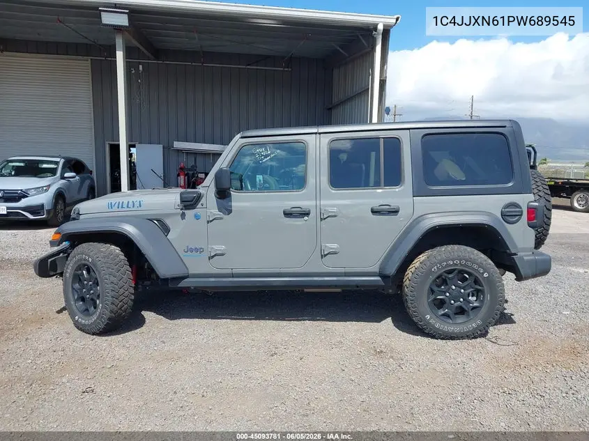 2023 Jeep Wrangler 4Xe 4X4 VIN: 1C4JJXN61PW689545 Lot: 45093781