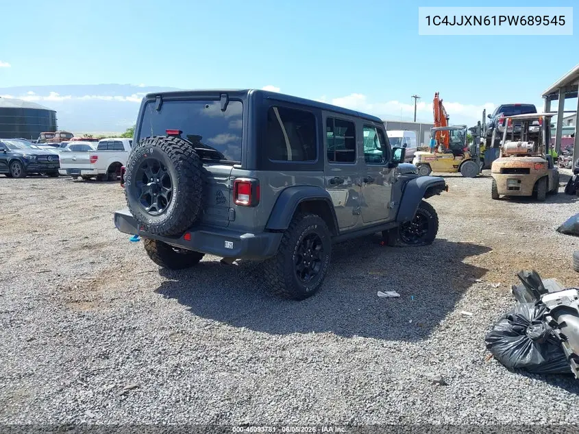 2023 Jeep Wrangler 4Xe 4X4 VIN: 1C4JJXN61PW689545 Lot: 45093781