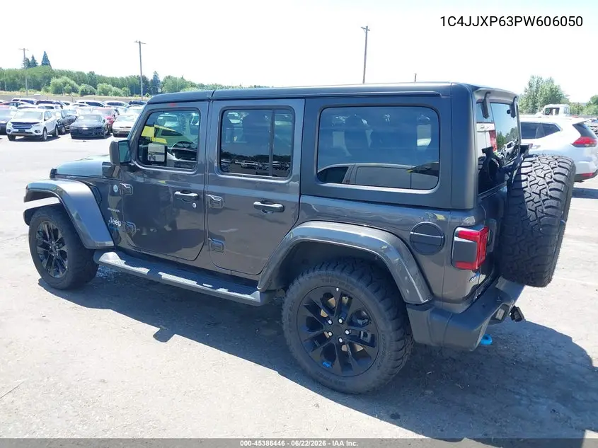 2023 Jeep Wrangler 4Xe Sahara 4X4 VIN: 1C4JJXP63PW606050 Lot: 45386446