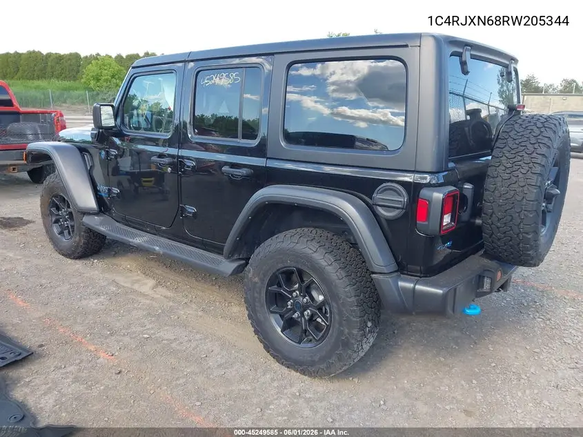 2024 Jeep Wrangler 4Xe Willys 4Xe VIN: 1C4RJXN68RW205344 Lot: 45249585