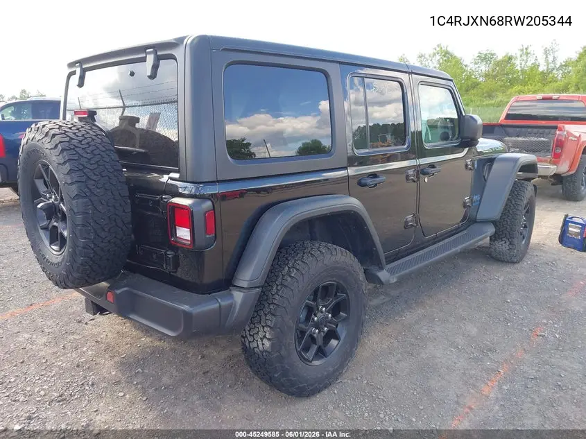 2024 Jeep Wrangler 4Xe Willys 4Xe VIN: 1C4RJXN68RW205344 Lot: 45249585
