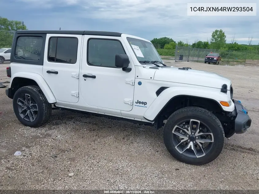 2024 Jeep Wrangler 4Xe Sport S 4Xe VIN: 1C4RJXN64RW293504 Lot: 45354637