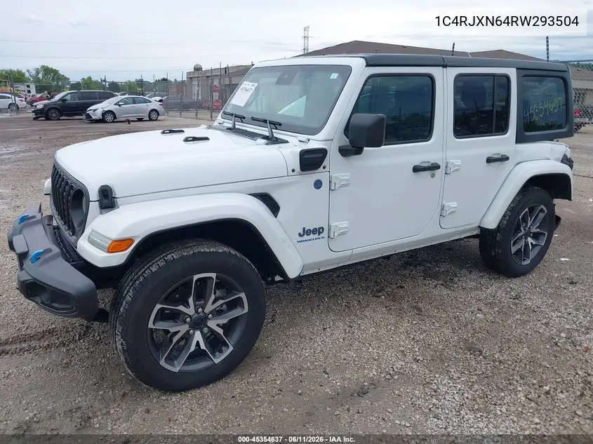 2024 Jeep Wrangler 4Xe Sport S 4Xe VIN: 1C4RJXN64RW293504 Lot: 45354637