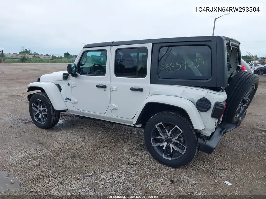 2024 Jeep Wrangler 4Xe Sport S 4Xe VIN: 1C4RJXN64RW293504 Lot: 45354637