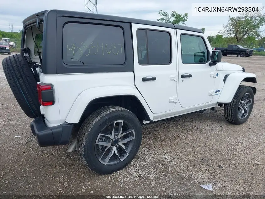 2024 Jeep Wrangler 4Xe Sport S 4Xe VIN: 1C4RJXN64RW293504 Lot: 45354637