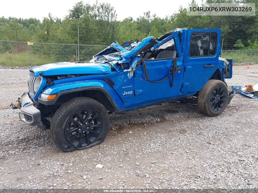 2024 Jeep Wrangler 4Xe Sahara 4Xe VIN: 1C4RJXP6XRW303269 Lot: 45444686
