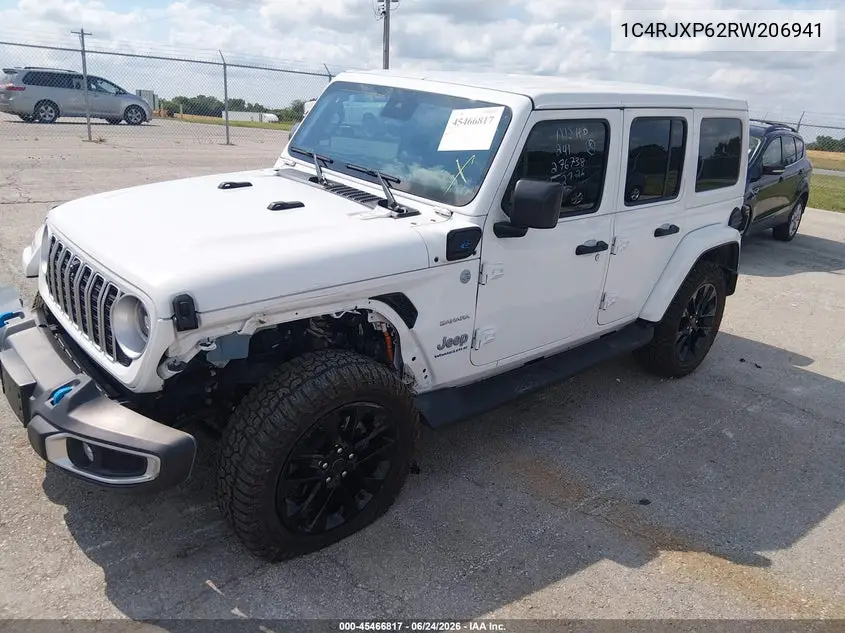 2024 Jeep Wrangler 4Xe Sahara 4Xe VIN: 1C4RJXP62RW206941 Lot: 45466817