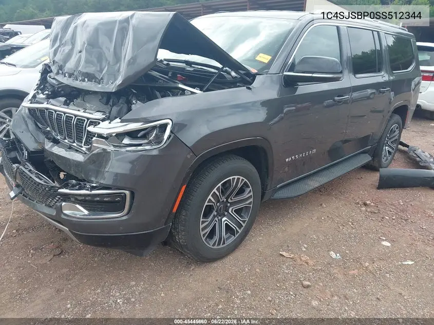 2025 Jeep Wagoneer L Series Ii 4X4 VIN: 1C4SJSBP0SS512344 Lot: 45445660