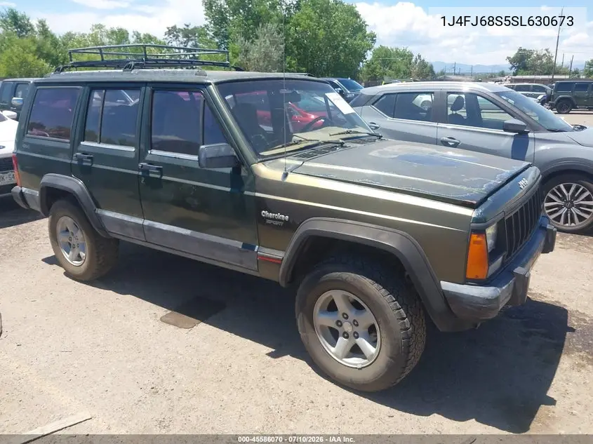 1995 Jeep Cherokee Sport VIN: 1J4FJ68S5SL630673 Lot: 45586070