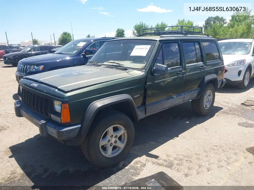 1995 Jeep Cherokee Sport VIN: 1J4FJ68S5SL630673 Lot: 45586070