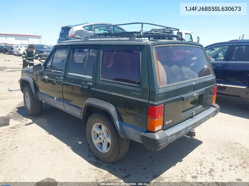 1995 Jeep Cherokee Sport VIN: 1J4FJ68S5SL630673 Lot: 45586070