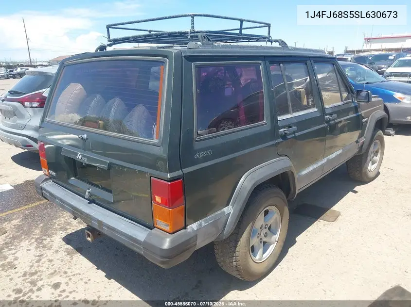 1995 Jeep Cherokee Sport VIN: 1J4FJ68S5SL630673 Lot: 45586070