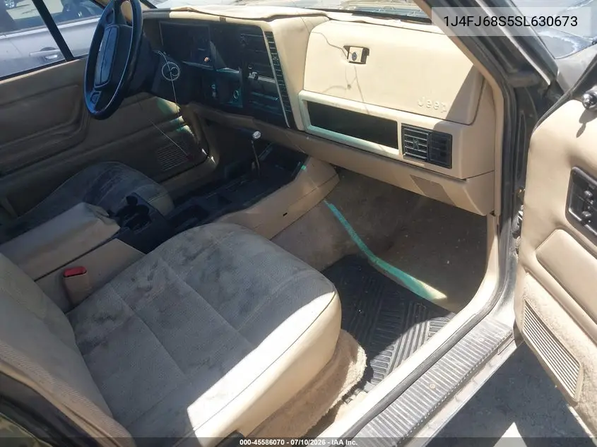 1995 Jeep Cherokee Sport VIN: 1J4FJ68S5SL630673 Lot: 45586070