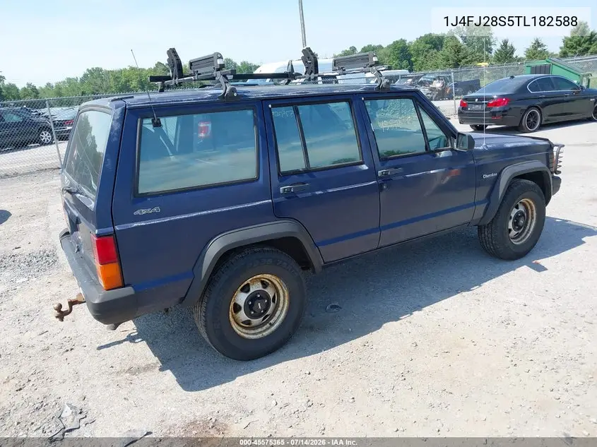 1996 Jeep Cherokee Se VIN: 1J4FJ28S5TL182588 Lot: 45575365