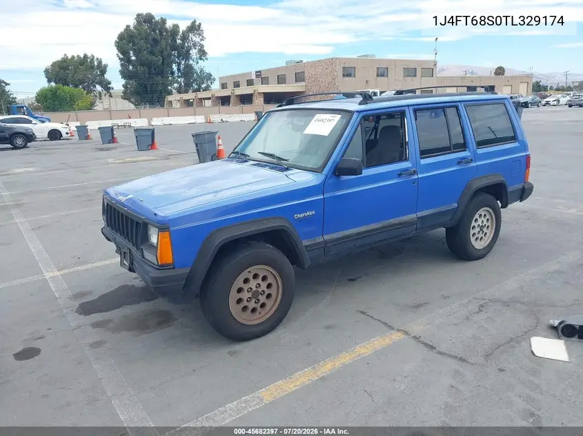 1996 Jeep Cherokee Sport/Classic VIN: 1J4FT68S0TL329174 Lot: 45682397