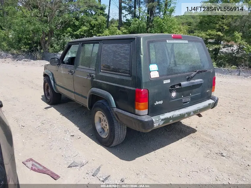 1997 Jeep Cherokee Se VIN: 1J4FT28S4VL556914 Lot: 44929421