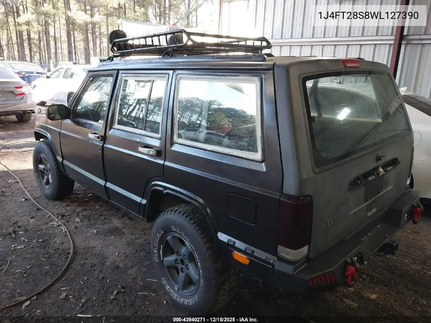 1J4FT28S8WL127390 1998 Jeep Cherokee Se