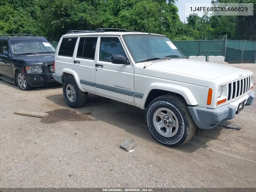 1999 Jeep Cherokee Classic/Sport VIN: 1J4FF68S2XL666829 Lot: 45344443