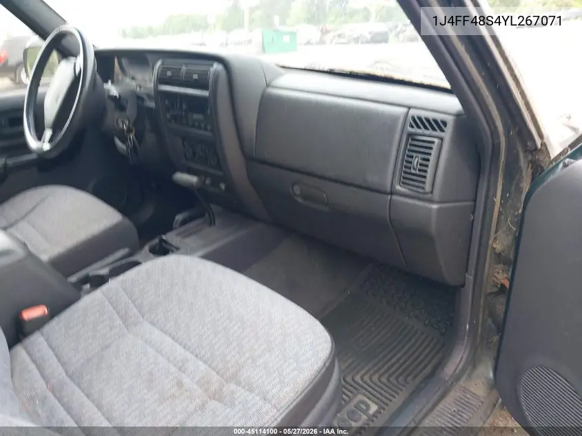 2000 Jeep Cherokee Sport VIN: 1J4FF48S4YL267071 Lot: 45114100