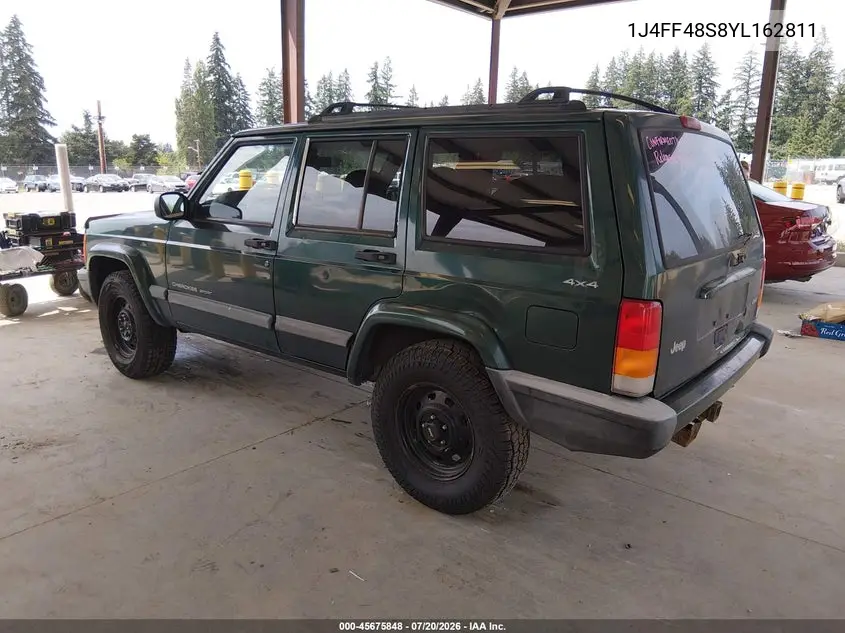 2000 Jeep Cherokee Sport VIN: 1J4FF48S8YL162811 Lot: 45675848