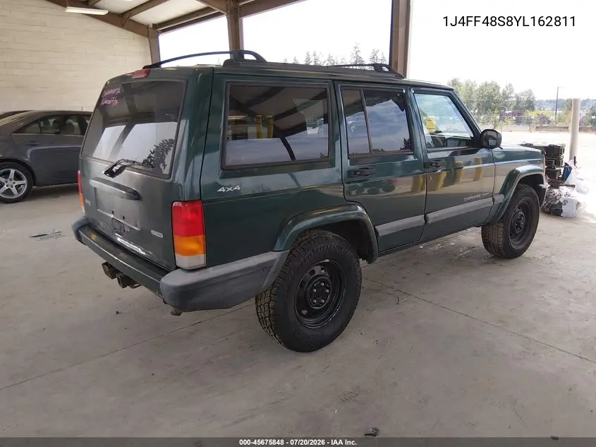 2000 Jeep Cherokee Sport VIN: 1J4FF48S8YL162811 Lot: 45675848
