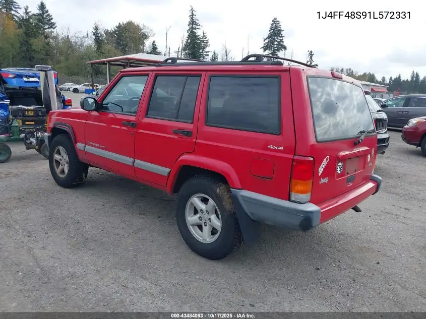 1J4FF48S91L572331 2001 Jeep Cherokee Sport