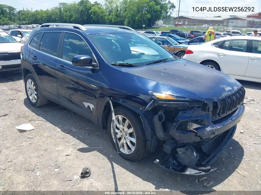 2014 Jeep Cherokee Limited VIN: 1C4PJLDS5EW256292 Lot: 45344046