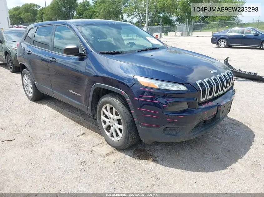 2014 Jeep Cherokee Sport VIN: 1C4PJMAB9EW233298 Lot: 45493105