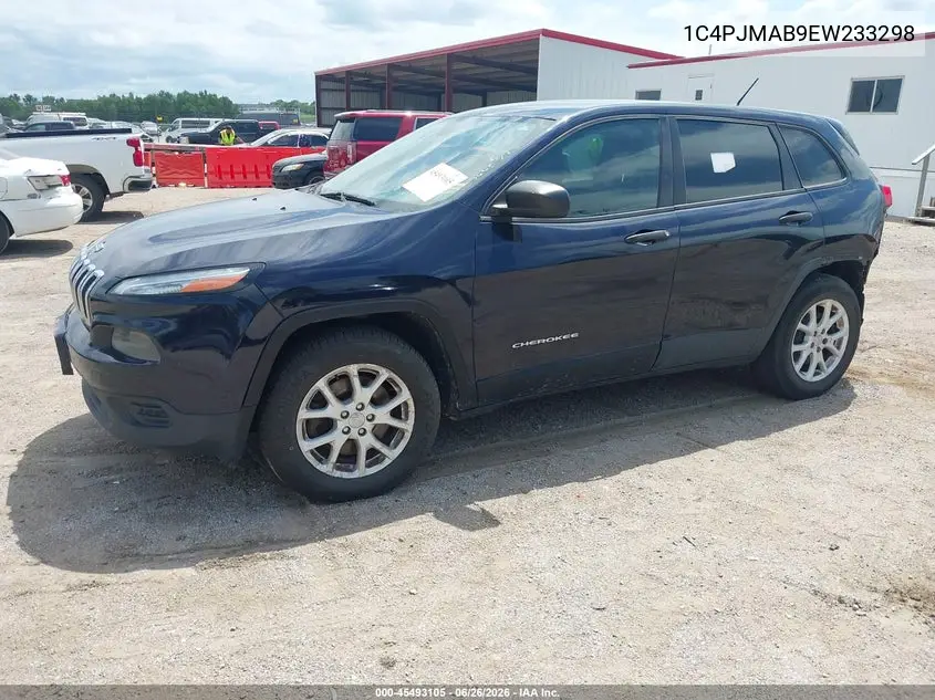 2014 Jeep Cherokee Sport VIN: 1C4PJMAB9EW233298 Lot: 45493105