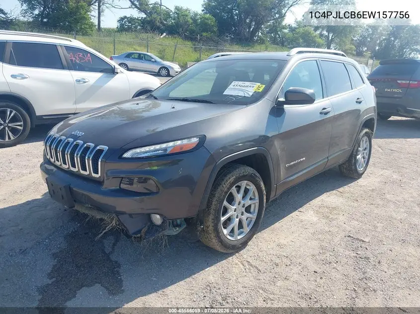 2014 Jeep Cherokee Latitude VIN: 1C4PJLCB6EW157756 Lot: 45566059