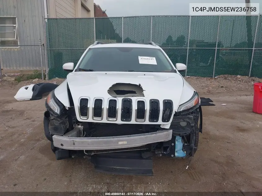 2014 Jeep Cherokee Limited VIN: 1C4PJMDS5EW236758 Lot: 45660143