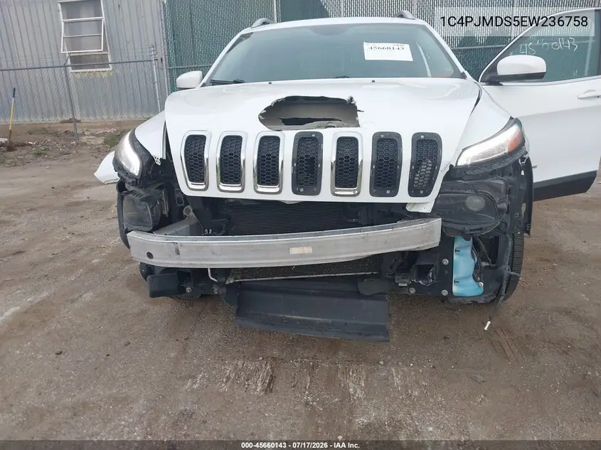 2014 Jeep Cherokee Limited VIN: 1C4PJMDS5EW236758 Lot: 45660143