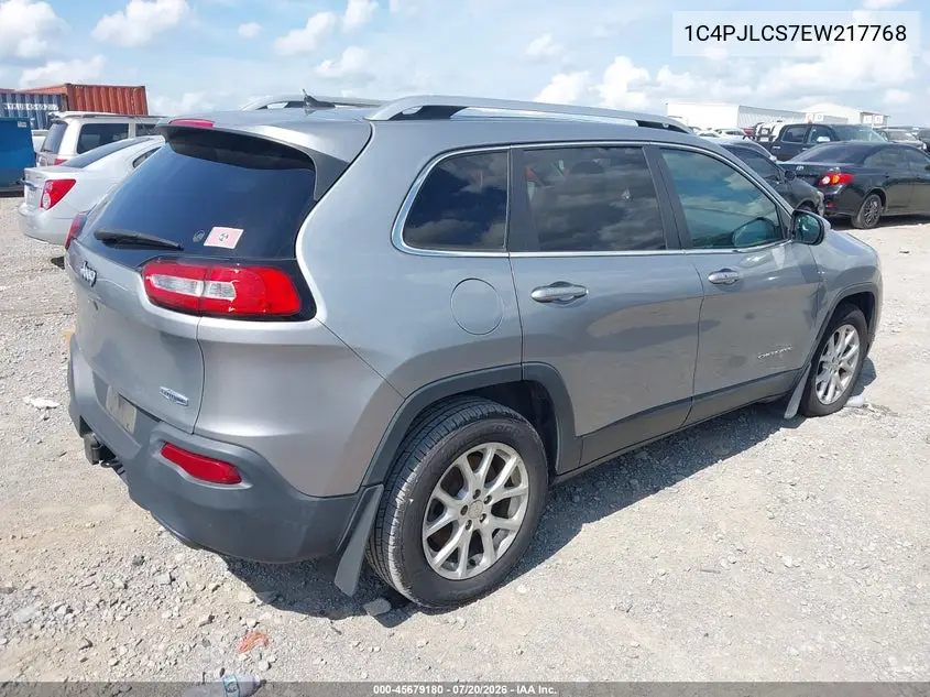 2014 Jeep Cherokee Latitude VIN: 1C4PJLCS7EW217768 Lot: 45679180