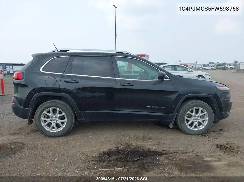2015 Jeep Cherokee Latitude VIN: 1C4PJMCS5FW598768 Lot: 30094315