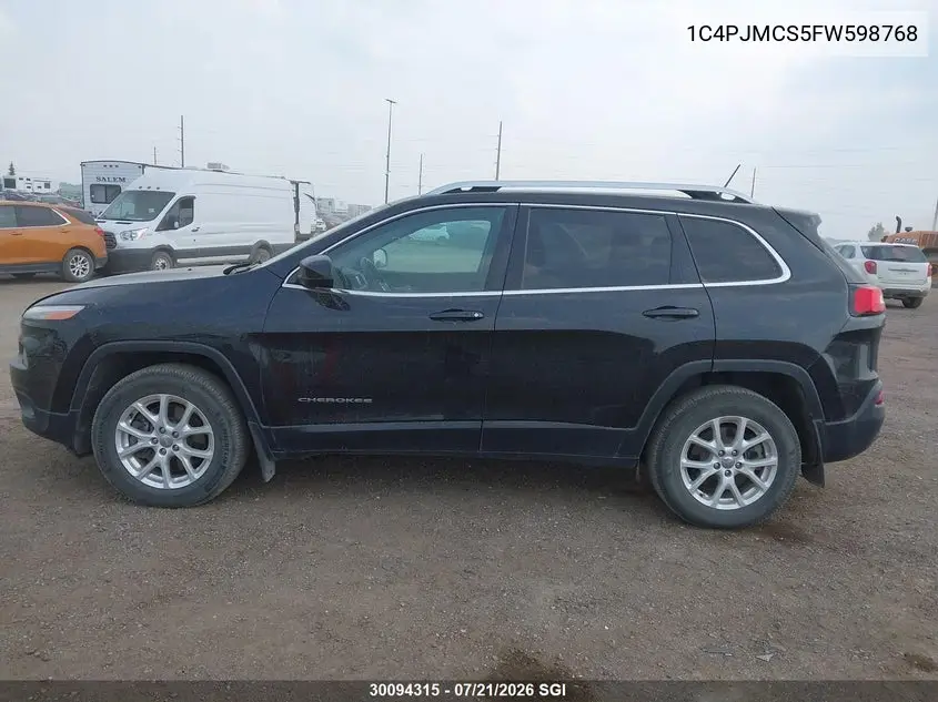 2015 Jeep Cherokee Latitude VIN: 1C4PJMCS5FW598768 Lot: 30094315